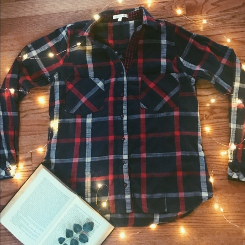 Skies are Blue Red Flannel